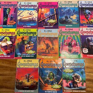 Goosebumps Book Lot 17 RL Stein Apple Young Adult Fiction
